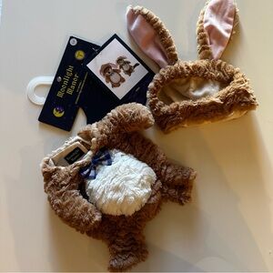 Adorable Brown and White Bunny Costume